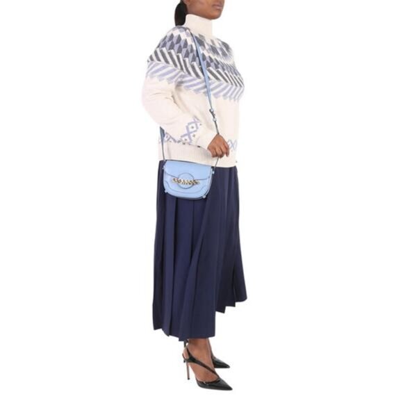 Michael Kors  Ladies Hally Extra-Small Embellished Leather Crossbody Bag - Picture 2 of 7